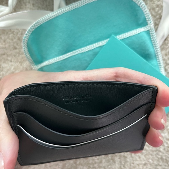 Tiffany & Co. Black Wallet with Signature Blue Packaging - Picture 4 of 8